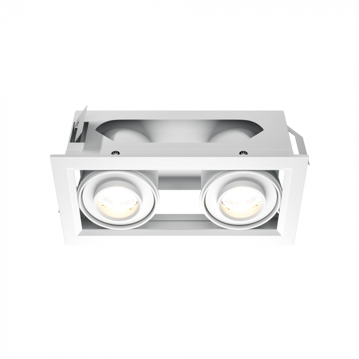 Spot LED 20W Incastrat, Maytoni, 1450lm, Lumina Calda (3000K), Alb [1]