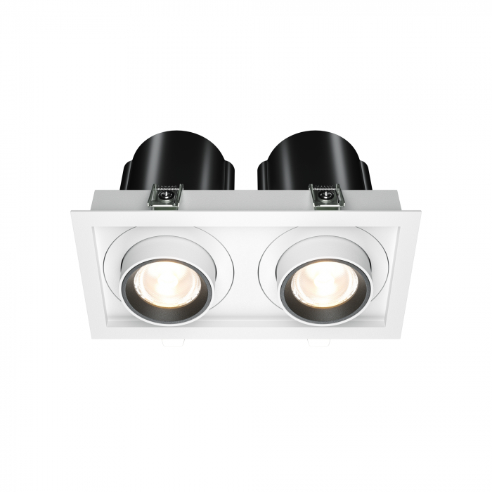 Spot LED 20W Incastrat, Maytoni, 1450lm, Lumina Calda (3000K), Alb [1]