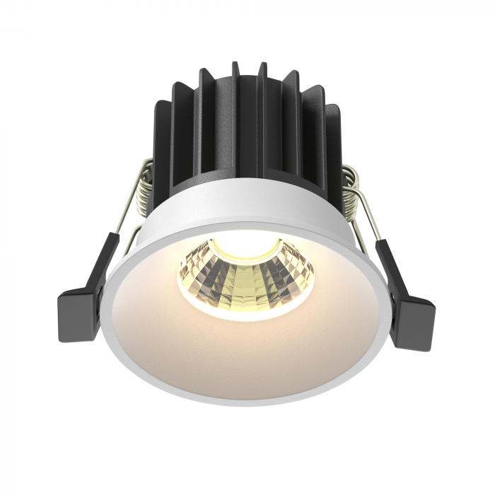 Spot LED 7W Incastrat, Maytoni, 450lm, Lumina Calda (3000K), Alb [1]