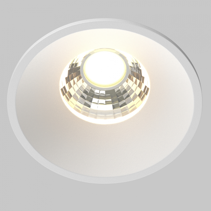 Spot LED 7W Incastrat, Maytoni, 450lm, Lumina Calda (3000K), Alb [2]