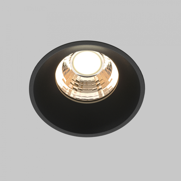 Spot LED 7W Incastrat, Maytoni, 450lm, Lumina Calda (3000K), Negru [2]
