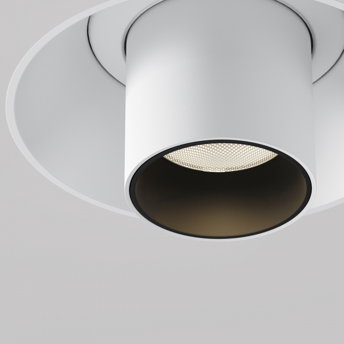 Spot LED 7W Incastrat, Maytoni, 460lm, Lumina Calda (3000K), Alb [2]