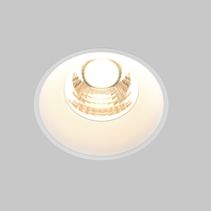 Spot LED 7W Incastrat, Maytoni, 460lm, Lumina Calda (3000K), Alb [2]