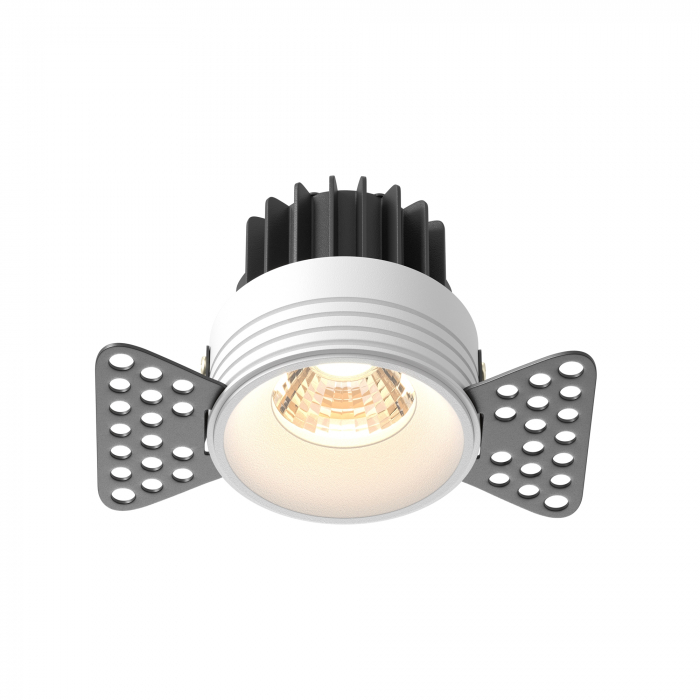 Spot LED 7W Incastrat, Maytoni, 460lm, Lumina Calda (3000K), Alb [1]