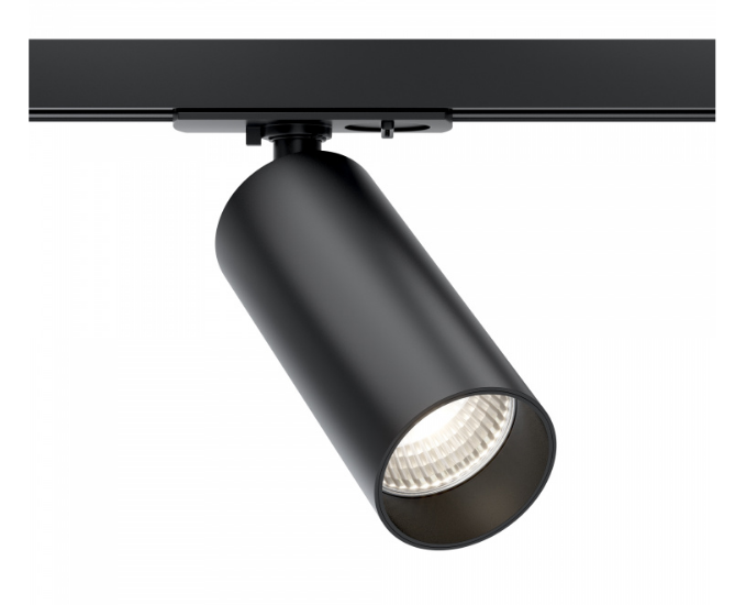Spot LED pe Sina, 12W, Maytoni Focus, 900lm, Lumina Calda (3000 K), Dimabil, Negru [2]