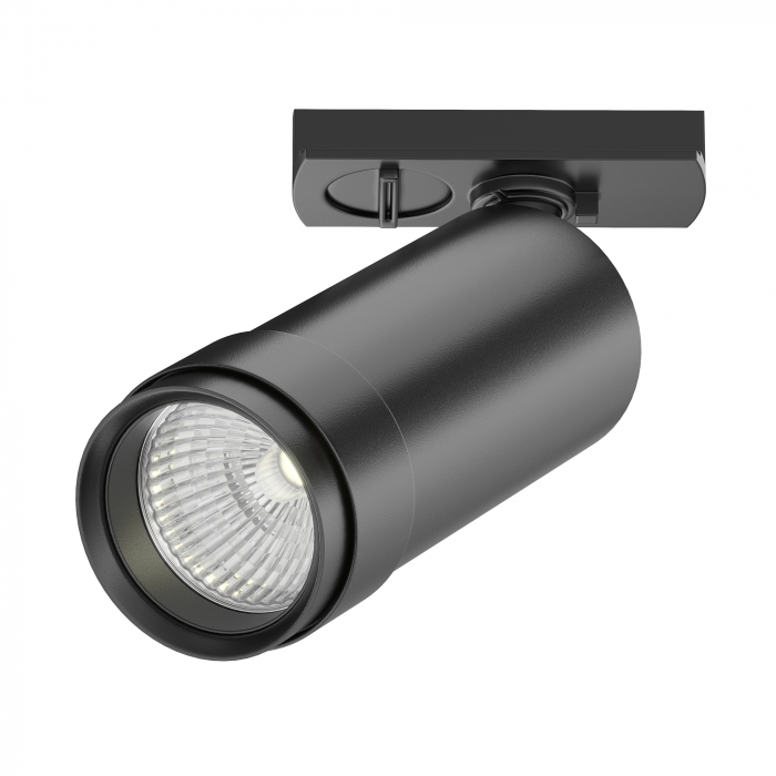 Spot LED pe Sina, 12W, Maytoni Focus Zoom, 900lm, Lumina Neutra (4000 K), Negru [1]