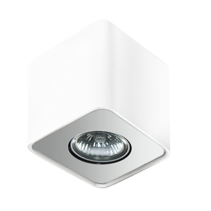 Spot lumina patrat aplicat tavan Omar 10,5x12 cm, metal diverse culori, design modern, AZ 0735 - Azzardo [2]