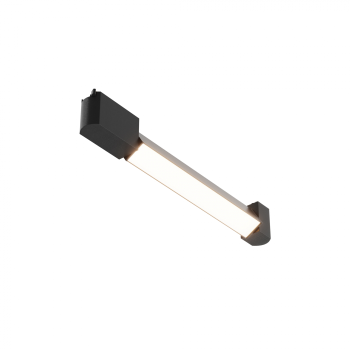 Spot pe Sina 12W, Liniar, Orientabil, Maytoni, 780lm, Lumina Calda (3000K), Negru [1]