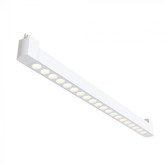 Spot pe Sina, 20W, Liniar, Maytoni, 1500lm, Lumina Calda (3000 K), Orientabil, Alb [2]