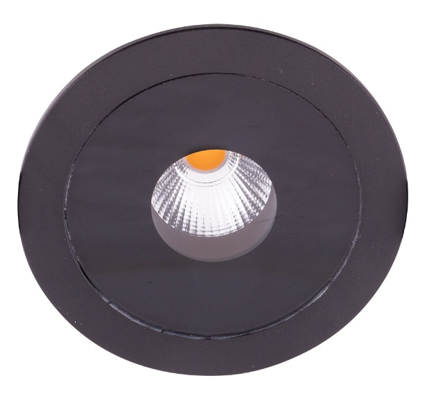 Spot rotund negru/alb iluminare LED Levon Ø 9,2 cm metal/sticla IP54, H0089 - Maxlight [7]