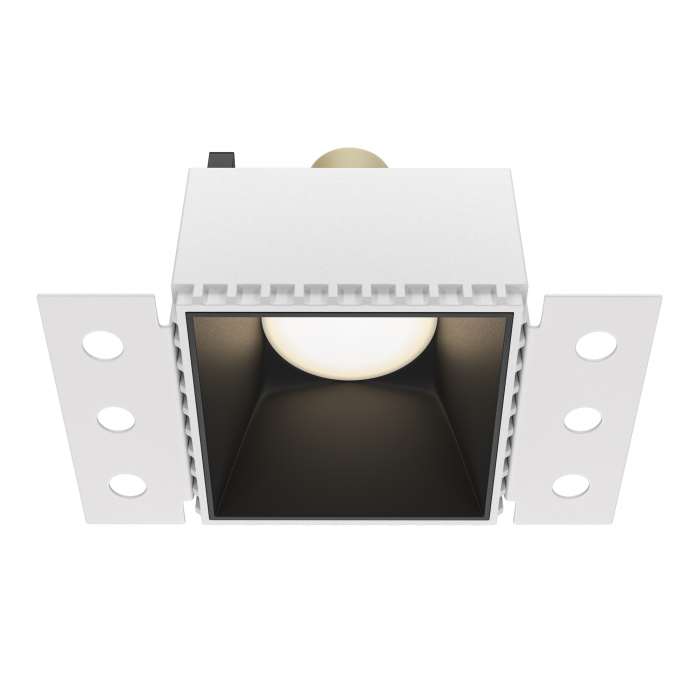 Spot Share DL051-01-GU10-SQ-WB, incastrat, 1xGU10, alb+negru, IP20, Maytoni [1]