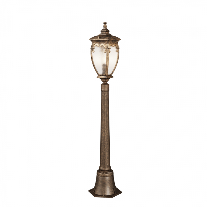 Stalp pentru exterior Fleur O414FL-01GB1, 1xE27, bronz+transparent, IP44, Maytoni [2]