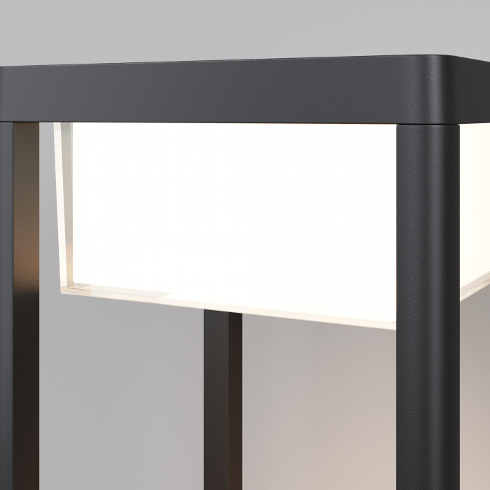 Stalp pentru exterior LED Baker street O021FL-L10B3K, 10W, 520lm, lumina calda, IP65, negru, Maytoni [4]