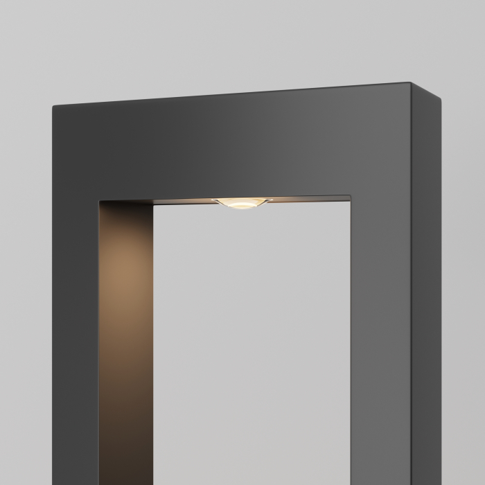 Stalp pentru exterior LED Bonn O425FL-L10GF, 10W, 550lm, lumina calda, IP65, grafit, Maytoni [2]