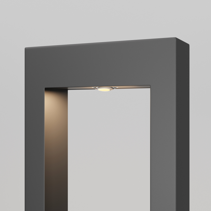 Stalp pentru exterior LED Bonn O425FL-L20GF, 20W, 1000lm, lumina calda, IP65, grafit, Maytoni [5]