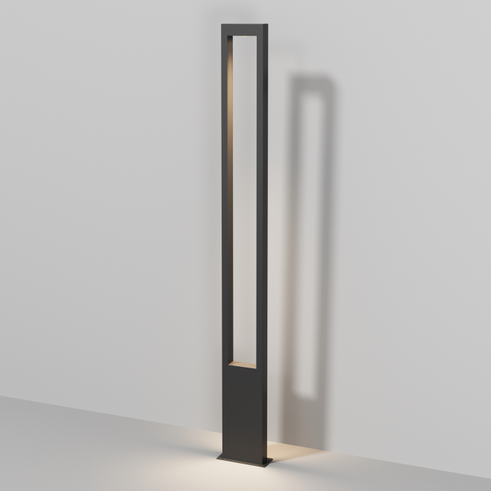 Stalp pentru exterior LED Bonn O425FL-L25GF, 25W, 1350lm, lumina calda, IP65, grafit, Maytoni [1]