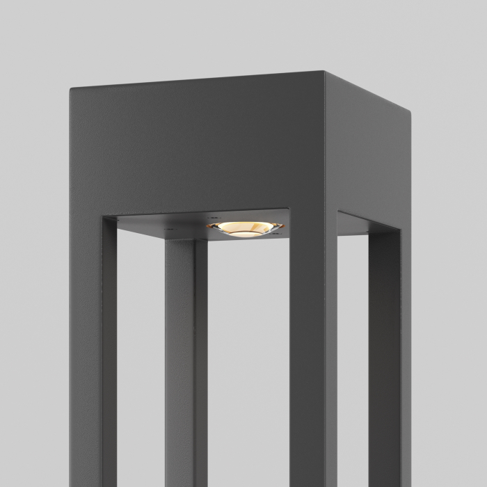 Stalp pentru exterior LED Elbe O424FL-L10GF, 10W, 650lm, lumina calda, IP65, gri, Maytoni [3]
