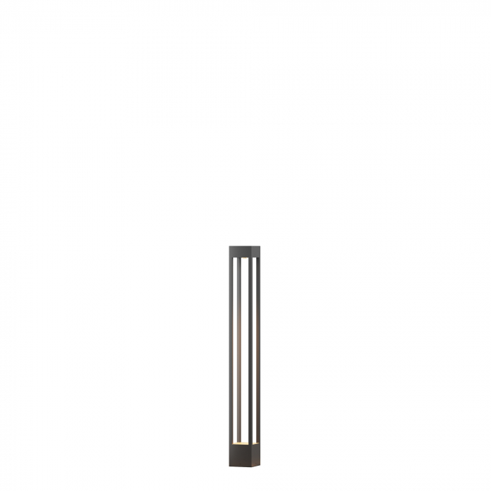 Stalp pentru exterior LED Elbe O424FL-L10GF, 10W, 650lm, lumina calda, IP65, gri, Maytoni [1]