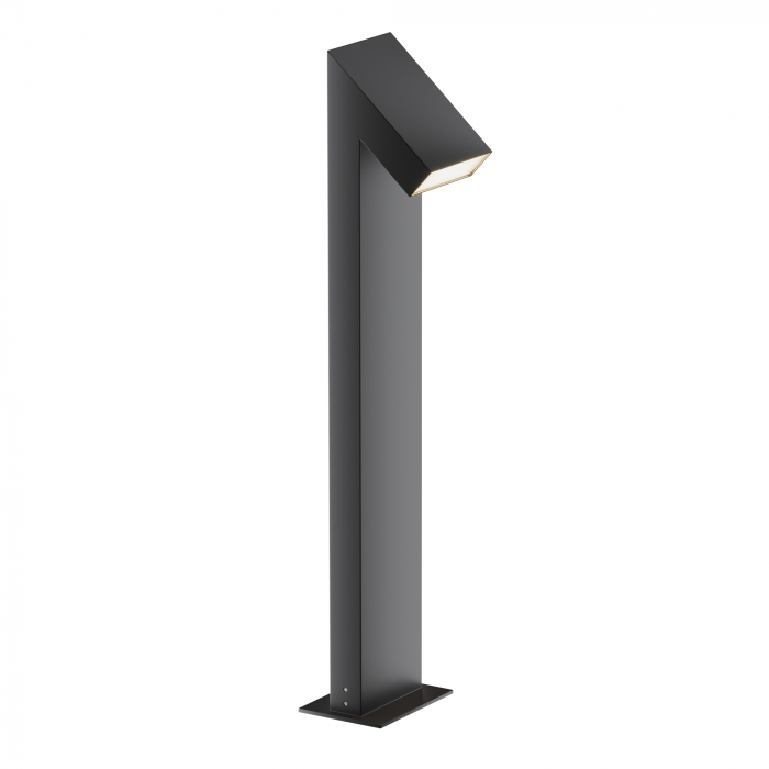 Stalp pentru exterior LED Guss O592FL-L15GF3K, 15W, 1000lm, lumina calda, IP65, grafit, Maytoni [1]
