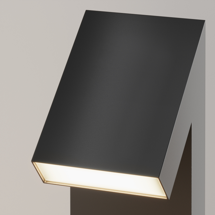 Stalp pentru exterior LED Guss O592FL-L15GF3K, 15W, 1000lm, lumina calda, IP65, grafit, Maytoni [3]