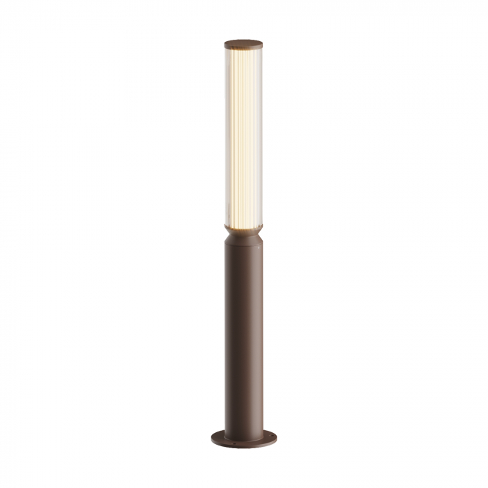 Stalp pentru exterior LED Lit O593FL-L12BR3K, 12W, 600lm, lumina calda, IP65, maro, Maytoni [1]