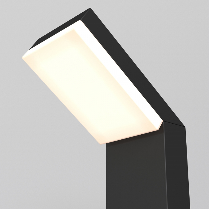Stalp pentru exterior LED Paso O595FL-L12B3K, 12W, 660lm, lumina calda, IP54, negru, Maytoni [3]