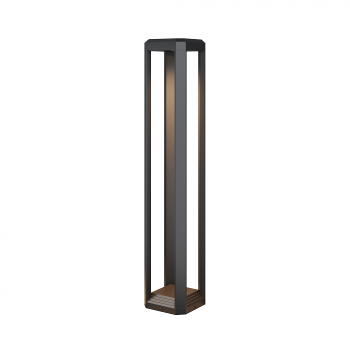 Stalp pentru exterior LED Royal mile O019FL-L12GR3K, 13W, 680lm, lumina calda, IP65, gri, Maytoni [3]