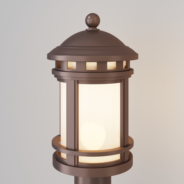 Stalp pentru exterior Salamanca O031FL-01BR, 1xE27, maro, IP44, Maytoni [2]
