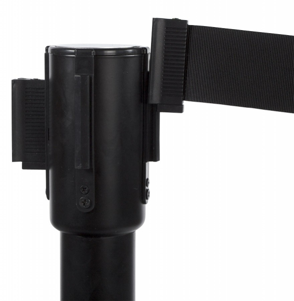 Stalpi negri de delimitare acces cu banda detasabila  PUBLI 120 cm, OA00020BL - Kokoon [5]