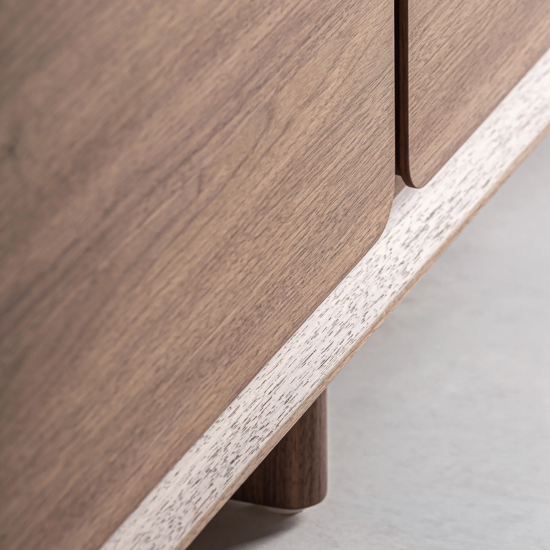Stand Tv Sinaia 216x48x52 cm, Furnir de Ulm și Pal MDF Maro - VicalHome VicalHome 38200 [7]