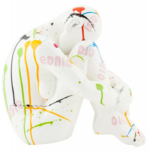 Statueta design decorativ MEDI Alba / Colorata [3]