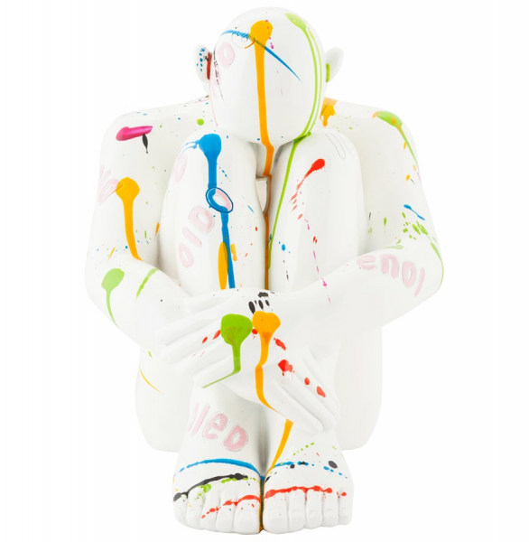 Statueta design decorativ MEDI Alba / Colorata [2]