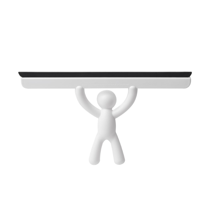 Ștergător de Duș Buddy 26x4x19 cm, Polipropilenă și Silicon Alb - Umbra [3]