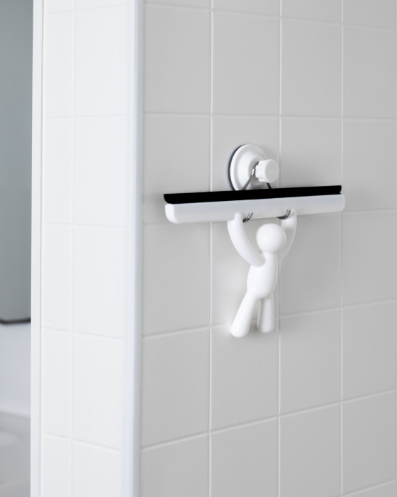 Ștergător de Duș Buddy 26x4x19 cm, Polipropilenă și Silicon Alb - Umbra [4]