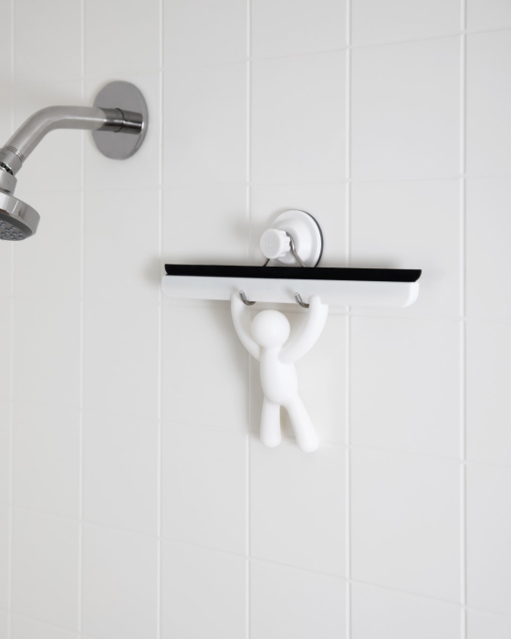 Ștergător de Duș Buddy 26x4x19 cm, Polipropilenă și Silicon Alb - Umbra [5]