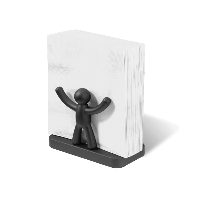 Suport pentru Șervețele Buddy 15x8x11 cm, Polipropilenă Negru - Umbra [3]