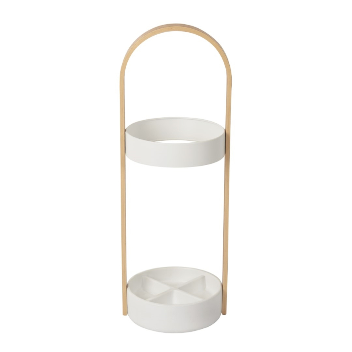 Suport pentru Umbrele Bellwood 24x22x68 cm, Rășină Alb - Natural - Umbra [3]