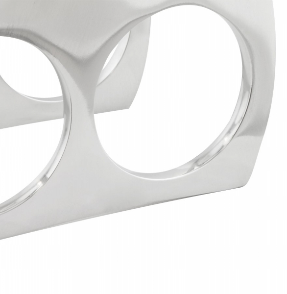 Suport vin de design SIX modern Argintiu / Aluminiu [6]