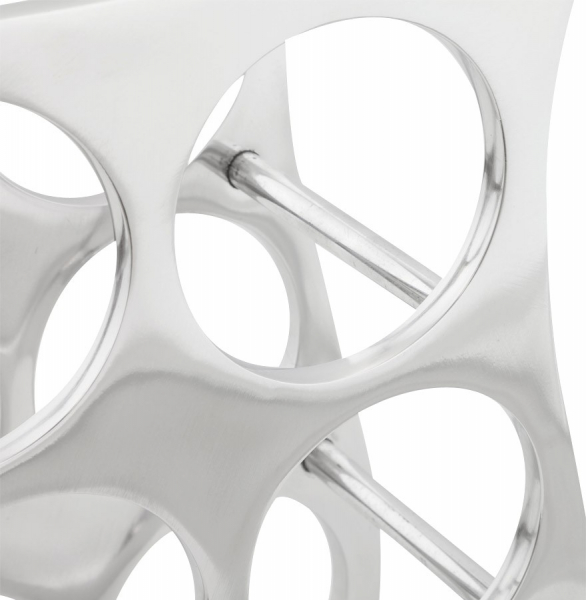 Suport vin de design SIX modern Argintiu / Aluminiu [4]
