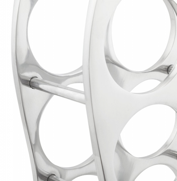Suport vin de design SIX modern Argintiu / Aluminiu [5]