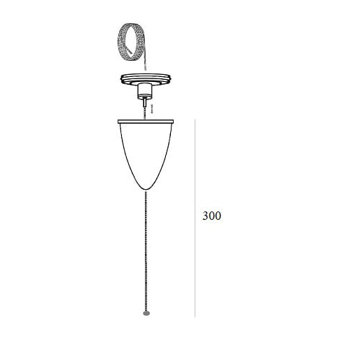 Suspensie sina negru/alb Track cablu metalic 300 cm, MHT1-P30-WH - Maxlight [2]