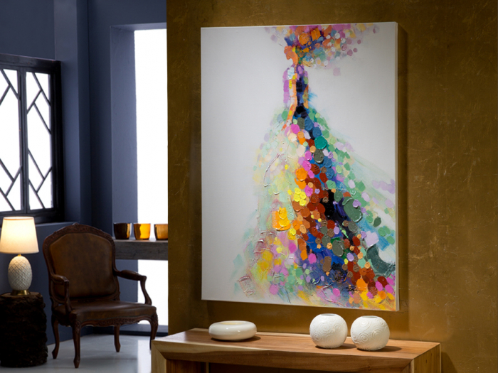 Tablou acrilic canvas Gala 90x120 cm design abstract femeie, 762905 - Schuller [2]
