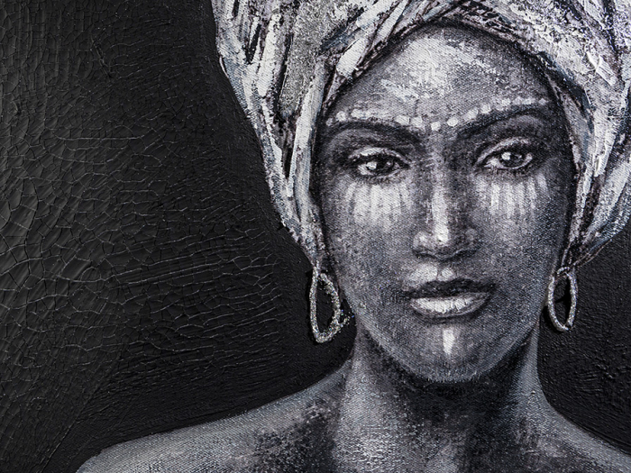 Tablou acrilic canvas Johari 70x160 cm femeie africa, 207423 - Schuller [4]
