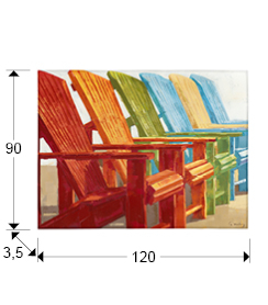 Tablou acrilic colorat Esplai 120x90 cm, 492753 - Schuller [3]