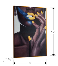 Tablou canvas printat Orisa 80x120 cm, 458320 - Schuller [5]