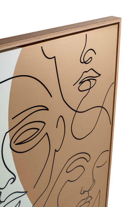 Tablou Decorativ Faccia Arte Tri 90x3,5x120 cm - Kare Design [2]