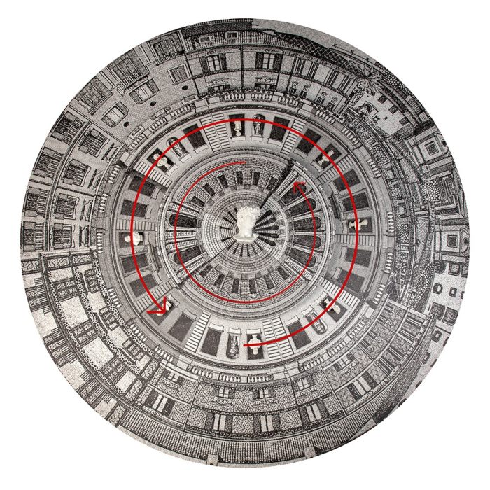 Tablou Decorativ Fish Eye City 200x12x200 cm, Lemn - King Home [2]
