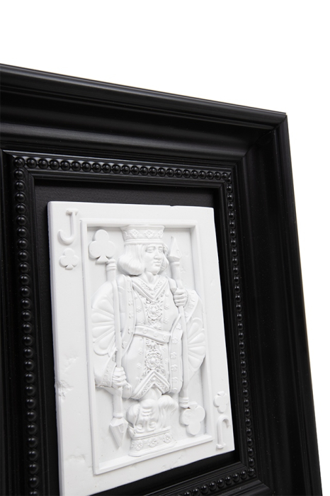 Tablou Decorativ Jack 22x3x26 cm, Plastic Alb - SHP [2]