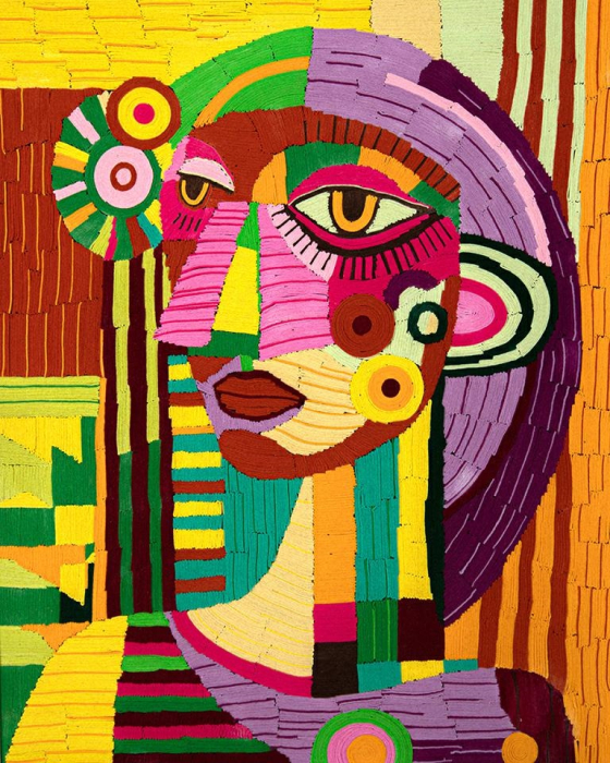 Tablou Decorativ Pablo 90x3x110 cm, Pâslă - King Home [5]
