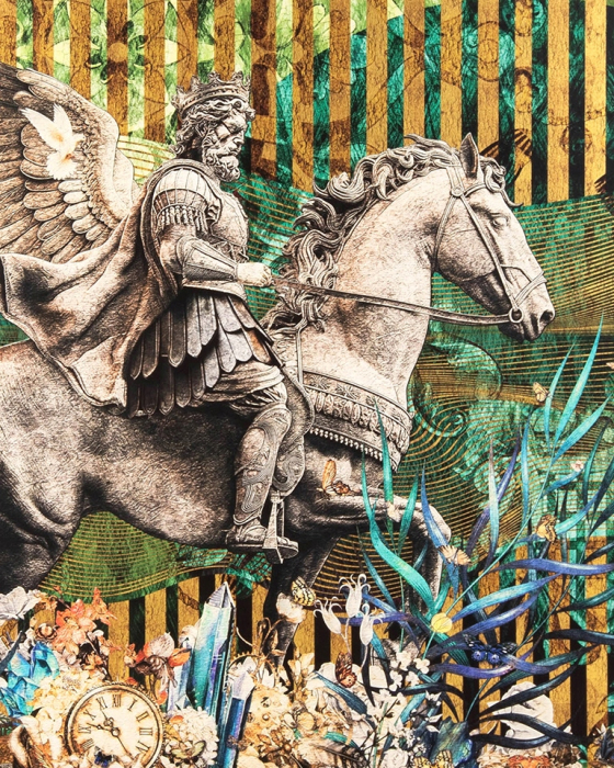 Tablou Decorativ Pegasus Paradise 266x3x148 cm - King Home [4]